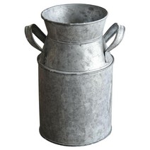 금속 빈티지 꽃 양동이 장식품 녹 방지 집들이 선물 카페 정원 안뜰 데스크탑 발코니에 대 한 소박한 스타일, 은
