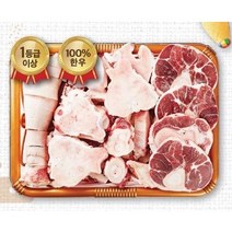 대끼리한우 한우선물세트 1+등급 한우소꼬리세트 곰거리세트 거래처선물 임원선물, 몸보신용세트6kg(선물용)/(우족+잡뼈+사골+통사태)