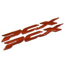 2021 혼다 PCX125 튜닝 로고 스티커 3D 데칼 엠블럼, Red - 레드, 1개