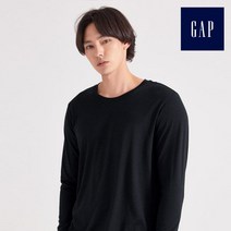 갭 갭 라운드넥 언더셔츠 블랙 GPMTS1O13T