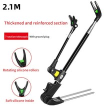 낚시 필수품 용품 . . . 텔레스코픽 낚싯대 브래킷 랙 폴 스탠드 홀더 조절 가능한 미끄럼 방지 접이식 스