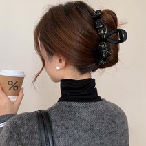 꿈나무 쥬얼리 고급 올림머리 리본 집게핀 2컬러