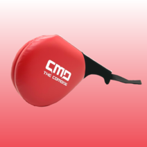 더코모드 CMD 태권 발차기 미트 (고급형) 쌍미트 타겟 킥미트, 레드(빨강)