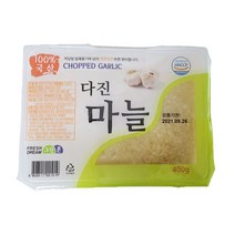 무료배송!! 코스트코 그린촌 100% 국산 냉동 다진 마늘 400g (대용량/ 아이스박스 포장 발송), 2팩