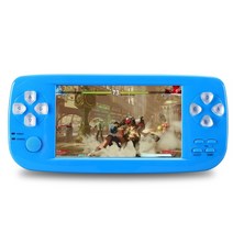 Rs-100 레트로 휴대용 게임기 아케이드 GBA FC 게임 콘솔, 오픈소스 16G 블루