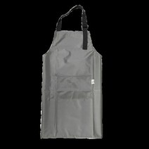 방수 앞치마 문신 작업 수제 목 스트랩과 조절 도구 주머니, Grey