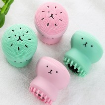 마이카싸 1+1 실리콘 세안브러쉬 클렌징 브러쉬, 민트 1+1