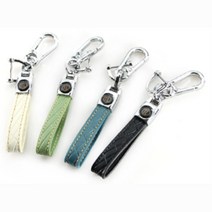 차량용 카라비너 키홀더 키링 스트랩 올뉴K5 스마트키 NX4 아반떼 스포티지 LF쏘나타 싼타페TM 모하비 쏘렌토MQ4 그랜저TG 핸드폰 마티즈 가방 여성용, 그린