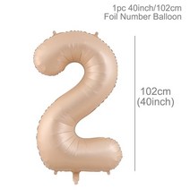 구성 생일 현수막 09 숫자 풍선 1 세대 2 장식 성인 샤워 헬륨 라텍스 13 세 글로브, [01] 32 인치, [02] 2