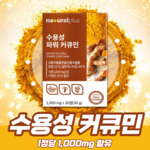 수용성 커큐민 강황 추출물 정 알약 항산화 인도산 파이토케미컬 느타리 팽이 버섯 분말 curcumin 타블렛, 1박스(1개월분)