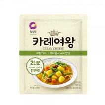 청정원 카레여왕 크림치즈40gX10, 단품, 40g