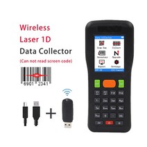 바코드스캐너 QR코드 리더기 재고 데이터 수집기 ​​PDA 무선 무선 카운터 2.4G, R3306L 레이저 무선