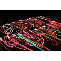 호피싱 슬림 컬리 타이라바 스커트 훅셋, #7라이트엘로우컬리+헤초그린