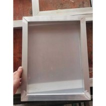 실크 스크린 알루미늄 프레임 스트레치 화이트 메쉬 인쇄, 메쉬 없는 외경 20x30CM 실크 스크린