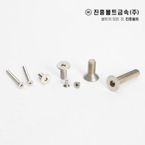 스텐 접시머리 볼트 사라 볼트 렌치/십자(6mm ~ 60mm) M3 M4 M5 M6 M8 M10 M12, 2.십자, 40mm, 1개