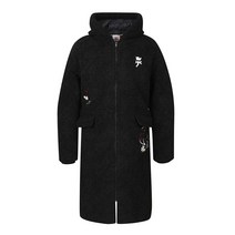 까스텔바작 BGAWJP702BK 여성 긴기장 후드 플리스 점퍼