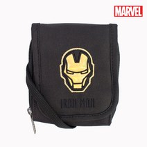 마블 아이언맨 시크 페이스 목걸이지갑 남자 동전지갑 카드지갑 벨크로 MARVEL