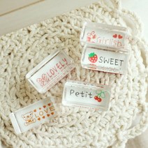 퍼니맨크리스탈스탬프Ver2(걸리쉬시리즈)/영문스탬프/도장/다이어리꾸미기, 쁘띠