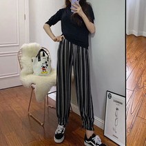 더봉 여성 아이스 조거 냉감 쿨팬츠 시보리