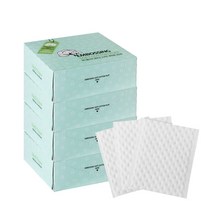 메디플라워 엠보싱 소프트 화장솜 300매입x4박스, 엠보싱 화장솜 300매 2개+2개