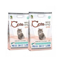 캐츠랑 전연령 올라이프 고양이 건식사료 2p, 닭 앤 참치, 5kg, 2개