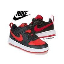 [나이키코리아 국내매장 정품] NIKE COURT BOROUGH LOW2 (TDV) 운동화 (베이비/키즈 코트 보로우 로우2 TDV) 선물용 쇼핑봉투 BQ5453 007