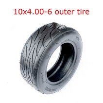 전기 밸런싱 자동차 스쿠터용 10X4.00-6 타이어 튜브리스 진공 타이어 10*4.00-6 미니 오토바이용 두꺼운, 02 A   Road tires