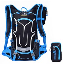 하이킹 트레킹백색 트레일러닝백 18L 경량 등산용 아웃도어 방수, 18L(레인커버), 블루
