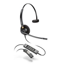 Poly - EncorePro 515 USB-A 및 USB-C USB 헤드셋 (플랜트로닉스) 클라우드 시스템 업데이트 음향 청력 보호 Avaya Genesys Cisco 콜 센터