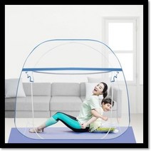원터치 모기장 접이식 텐트형 방충망 패밀리 거실, 1-2인용