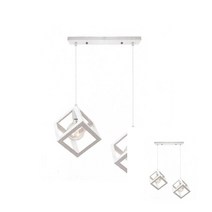 플럭스 2등 화이트인테리어 조명 식탁등 거실등 주방조명등 식탁등추천