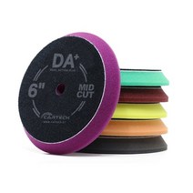 카테크 무선 광택기 듀얼 폴리싱 6인치 패드 DA+, 헤비컷패드(그린)
