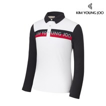 김영주 남성 양면 기모 마이크로 플리스 배색 카라 티셔츠 / 후리스 아웃도어 등산 골프 보온 기모티