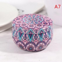 사각 양념통 세트 대용량 조미료 뚜껑이 있는 가지 스타일 양초 항아리 둥근 용기 통 양철 캔 고약 스킨 케어 샘플 보관 여행용 빈 상자, style 4