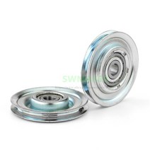 케이블풀리 1pcs 10*67*8.5mm M8 * 와이어 로프 휠/엘리베이터 도어 행잉 휠 그루브 U 슬롯 V 리프팅 6200, 02 M8x67x8.5mm