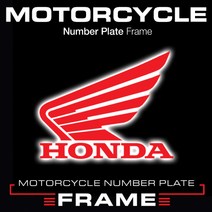 2020 혼다 바이크 번호판가드 MFMC05-2020 HONDA 3LINE DESIGN MOTORCYCLE Number Plate Frame, D34