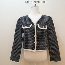 밀스튜디오 뉴코아창원밀스튜디오 미니자켓lo3jks202bko