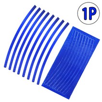 자동차 바퀴 휠 반사 스티커 x3 바이크튜닝용품 휠스티커 휠테이프