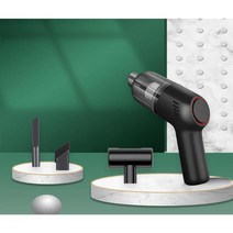 1 세트 120W 9000Pa 무선 자동차 진공 청소기 핸드 헬드 미니 휴대용 전기 청소 액세서리, [01] Black