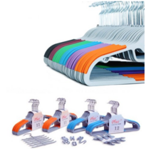 플라스틱옷걸이 니트 기능성 회전 멀티 다용도 정리 논슬립 원룸 인테리어 자켓 옷걸이 10개, 베이지(옐로우) 10개