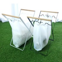 GIBBON 캠핑쓰레기통 캠핑휴지통, 1+1 블랙