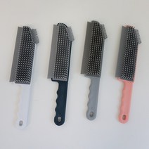 욕실 주방 창틀 실리콘 다기능 청소 브러시, 핑크