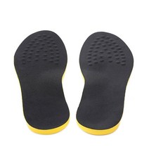다리 체형교정 키커지는법 숨은찾기정형 안창 발 o 유형 다리 안창 삽입물 발 정렬, 검은색, 에스 35-37 23cm