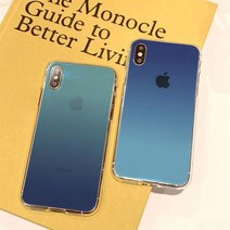 그라데이션12 소프트젤리케이스 아이폰6/6S:블루시안, 1개
