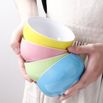 온나 밥그릇 밥공기 국그릇, 핑크, 핑크
