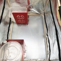 배달통파티션 가방 오토바이 바이크 라이더 탑박스 배달박스 칸막이, 62L거치대 바닥판1개 자석 2개