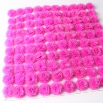 2.5Cm 색상 Pom Poms 가방 장식품 진짜 봉제 보석 여우 모피 공 자동차 키 체인 비녀 Diy 재료 수제 액세서리