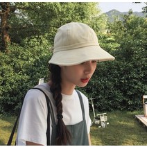 햇빛차단 봄 여름 가을 끈 여자 벙거지모자 산책 캠핑 버킷햇 소풍 모자