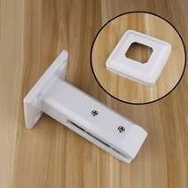 304 스테인레스 스틸 골드 큰 유리 클램프 흰색 마개 포스트 난간 계단 풀 발코니 울타리 홀더, 05 White