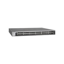 NETGEAR 26포트 기가비트 이더넷 스마트 스위치GS724Tv4 관리형24x1G 2x1G SFP 데스크톱 랙거치대 걸이 걸게 제한된 수명 보호 포함, 44 Port | 10G | 4xSFP+